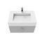 Castello Usa Nile 30-inch Gray Vanity Set with White Top and Chrome Handles CB-MC-30G-CHR-2053-WH - alternate 4
